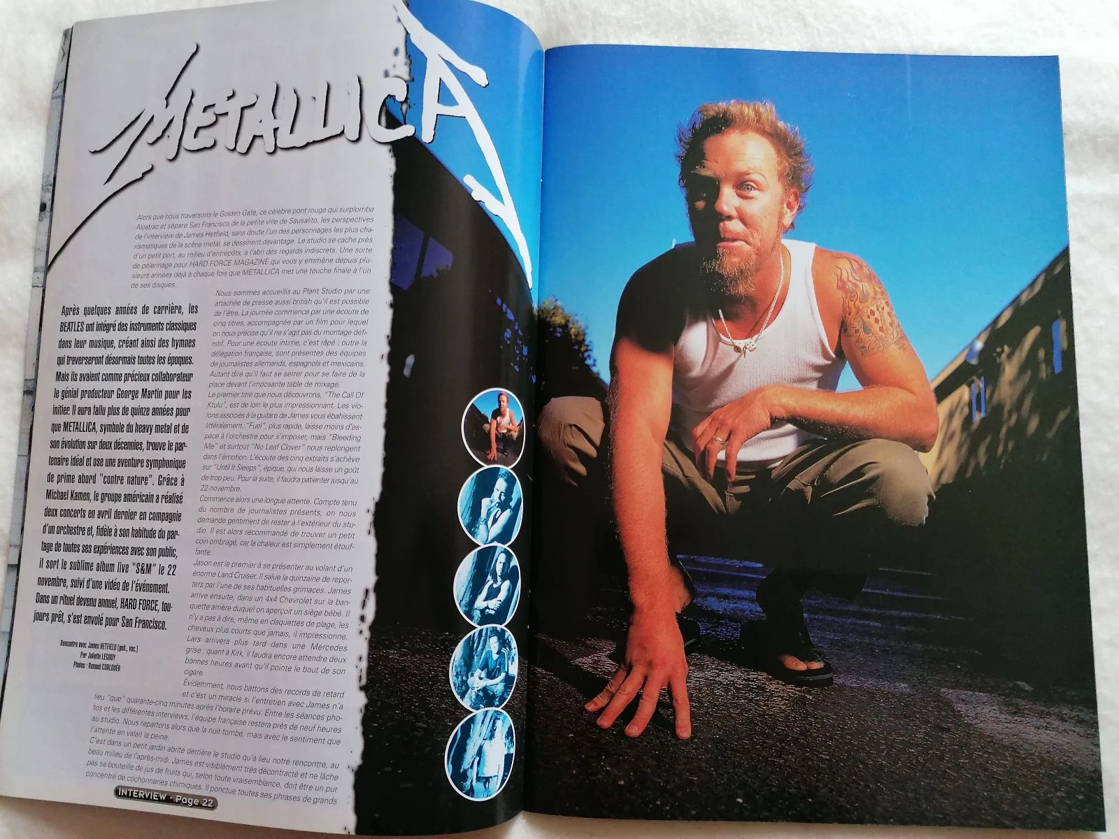 Magazine Hard Force 1999 Metallica – photo 6